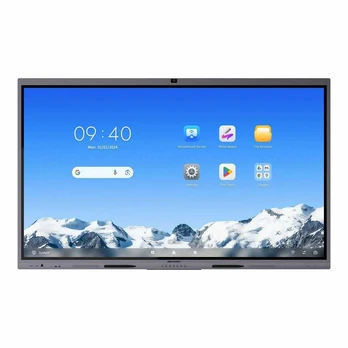 Monitorius interaktywny HIKVISION DS-D5C86RB/B2L 86" 4K (Android 14, EDLA) su kamera