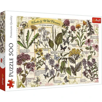 Puzzles 500 elements Herbarium Medicinal Herbs