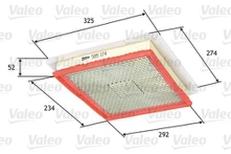 Oro filtras VALEO 585174 kaina