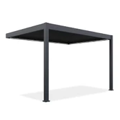 Pavėsinė Pergola Elegance Wall Automatic, 400 cm x 256 cm, antracito kaina