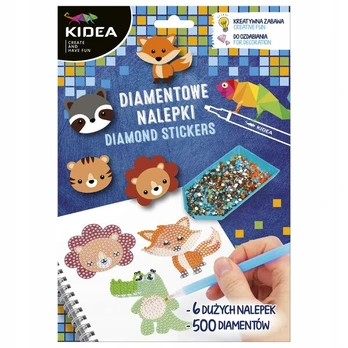 Kidea Diamond Stickers: Animals, Creative Craft Set