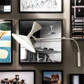 Nemo Mini Lampe de Marseille sieninis šviestuvas, baltas