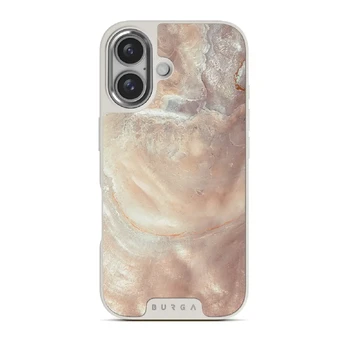 Serene Sunset - Chic iPhone 16 Case, Elite Light (MagSafe) / Silver