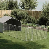 Lauko voljeras šunims su aptvaru, 6x2x1,5m, plienas kaina