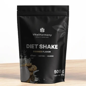 VitalHarmony Diet Shake 500g - Sausainių