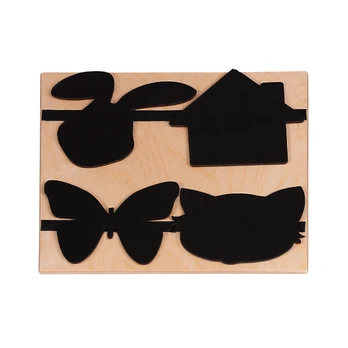 Lavinimo žaislas Wooden Board Sticker, Universali