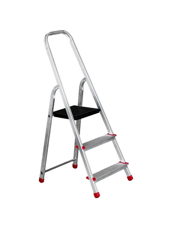 Kopėčios vienpusės buitinės 3 pakopų, 125 cm