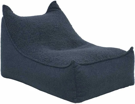 Bean bag LARRY CAT 100x70x30/56cm, pilkas