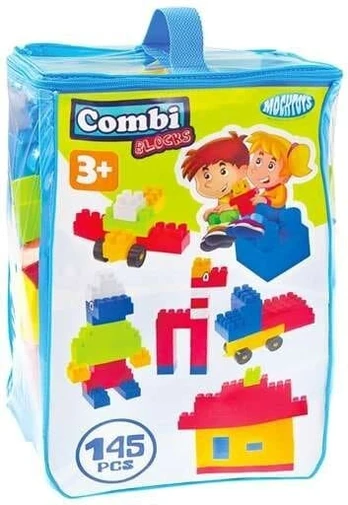 Mochtoys Kaladėlės Combi blocks 145dalys. 5857