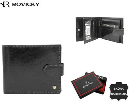 Odinė piniginė RFID ROVICKY 22323L-RVT
