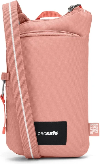 Pacsafe Go 0,2l rankinė per petį - Rose