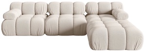 Modulinė sofa Micadoni Bellis 3D, smėlio, 282 x 188 cm x 64 cm