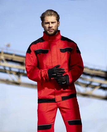 Švarkas COOL TREND raudonas, 100% medvilnė