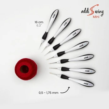 Addi 1.75 mm mini swing vąšelis, juodas