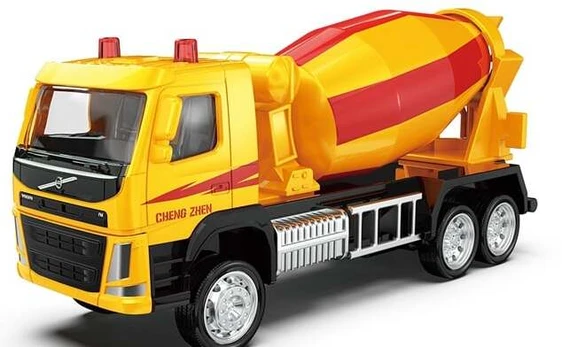 Sunkioji technika MSZ Volvo Cement Mixer, raudona/geltona