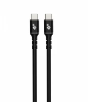 Cable USB-C - USB-C 2 m black kaina