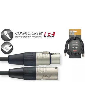 Mikrofoninis laidas Stagg NMC20R XLR/m - XLR/f 20m