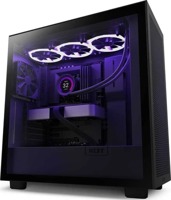 NZXT PC korpusas H7 FLlow langas juodas