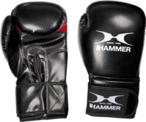 Bokso pirštinės Hammer X-Shock 95314, juoda kaina