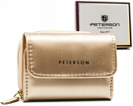 Odinė piniginė RFID PETERSON PTN 011-LAK