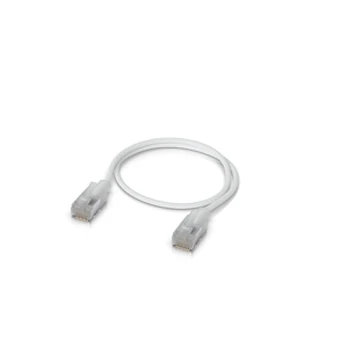 UBIQUITI UniFi Premium Cat.6A Etherlighting Patch Cable, 0.3 meter (UACC-Cable-Patch-EL-C6A-0.3M-W)