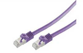 S-Conn shiverpeaks RJ45 Patchkabel S/FTP PIMF Cat.7 violett 5,0m