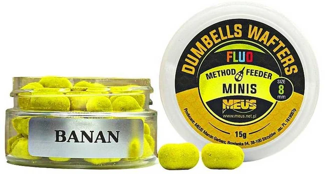 Meus Dumbells Wafters Minis 8mm - Banan