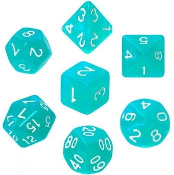 REBEL RPG Dice Set - Moonstones - Turquoise