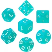 REBEL RPG Dice Set - Moonstones - Turquoise kaina
