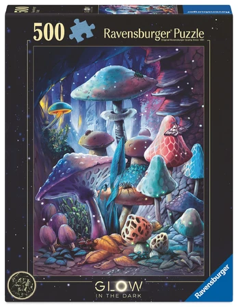 Ravensburger - Moonlight Mushrooms 500p glow (12001386)