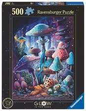 Ravensburger - Moonlight Mushrooms 500p glow (12001386) kaina