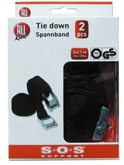 All Ride Allride SOS Support, Bagagerem, 2 x 2,5m, 100kg, sort,
