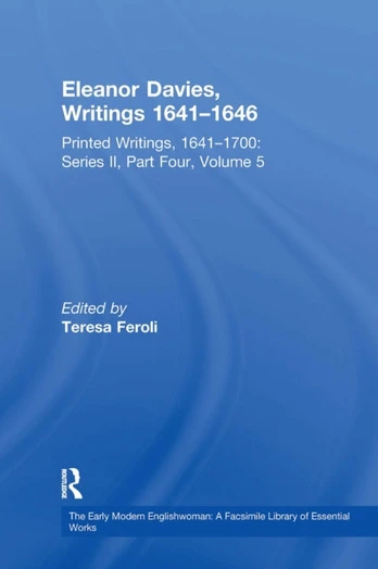 Eleanor Davies, Writings 1641–1646