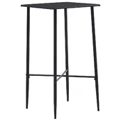 Baro stalas, juodos spalvos, 60x60x111cm, MDF kaina