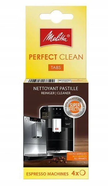 Melitta Perfect Clean valymo tabletės automatinėms kavos aparatams, 4 vnt.