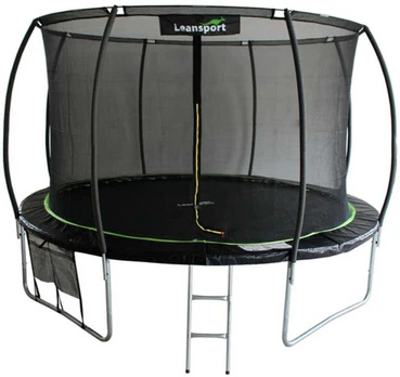 Batutas Lean Sport Max, 426 cm, 14 pėdų, juodas/žalias