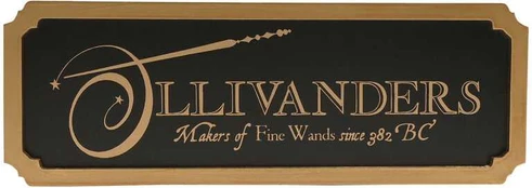 Widdop Co Harry Potter Ollivanders sign