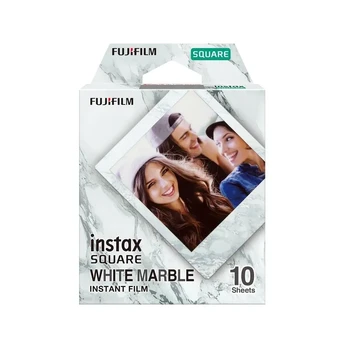 FUJIFILM instax SQUARE GLOSSY WHITEMARBLE Instant Film 10 Sheets
