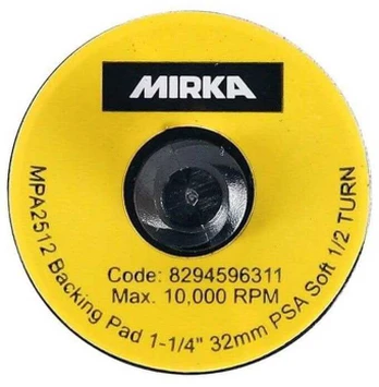 Šlifavimo padas Mirka Quick Lock 32 mm, PSA, minkštas, 10 vnt.
