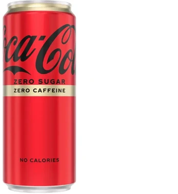 Gāzēts dzēriens COCA COLA Zero Caffeine, bundžā, 0.33l (DEP)