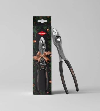 Replės šoniniam ir priekiniam sukimui TwinGrip® 200mm, Knipex