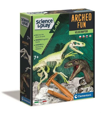 Clementoni Science&Play Lab: Vykopávky - Velociraptor