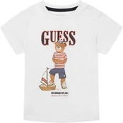 Guess Marškinėliai N6GI04 K8HM4 Balta Regular Fit