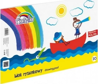 Fiorello A3 piešimo blokas, 20 lapų, baltas