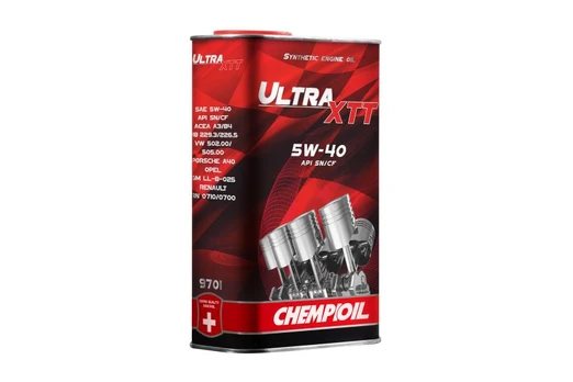 CHEMPIOIL Variklių alyva CH U. XTT 5W40 1L M