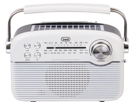 Radijas Trevi solarne RA7F5001 baltas