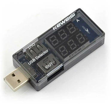 USB maitinimo detektorius