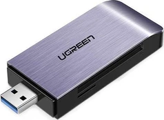 UGREEN USB Adapteris 4 in1 card reader SD + Micro SD (sidabrinis)
