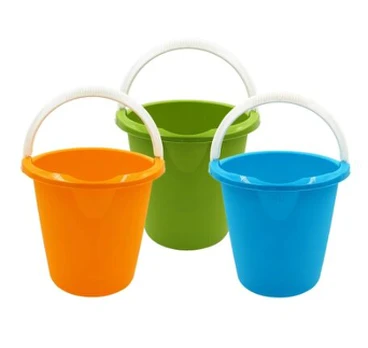 Plastikinis kibiras, įvairių sp., 10 l
