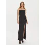 Eleh Vakarinė suknelė E00306 Juoda Slim Fit